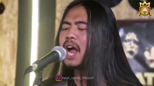 Funny Asian singer