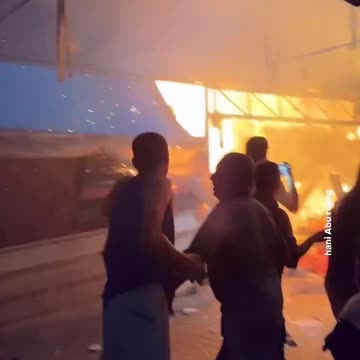 Gaza right now. Israel has turned it into a death camp and is burning people alive