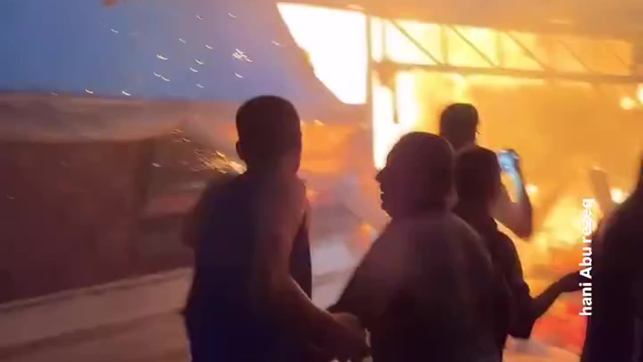 Gaza right now. Israel has turned it into a death camp and is burning people alive