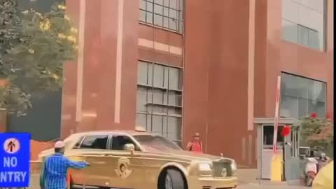 Golden Rolls Royce