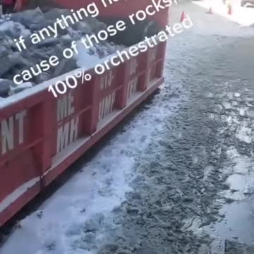 No! No! No! WE WILL NOT Throw YOUR rocks!