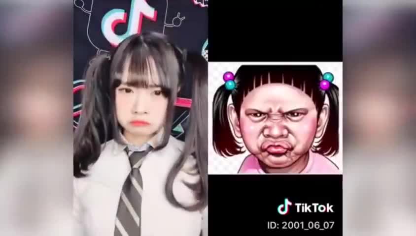 Tik Tok Cute Funny Face Show