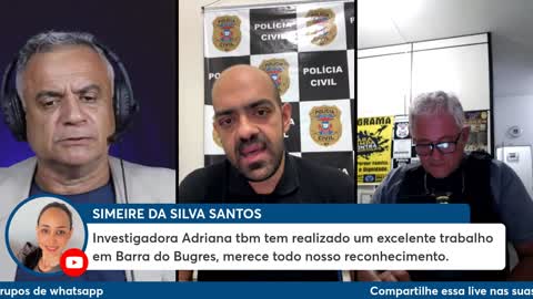 Delegado e Policial Civil em entrevista