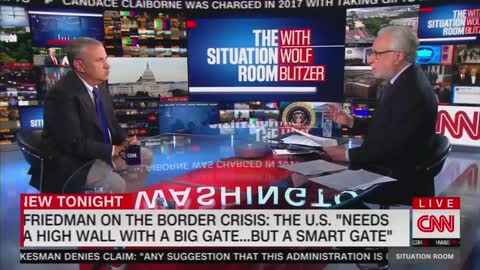 NY Times Columnist Tom Friedman Comes Out in Favor of a ‘High Wall’