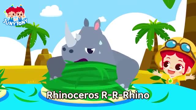 Elephant vs. Rhino - Vs Series Song for Kids - Who is the Best - Kindergarten Song