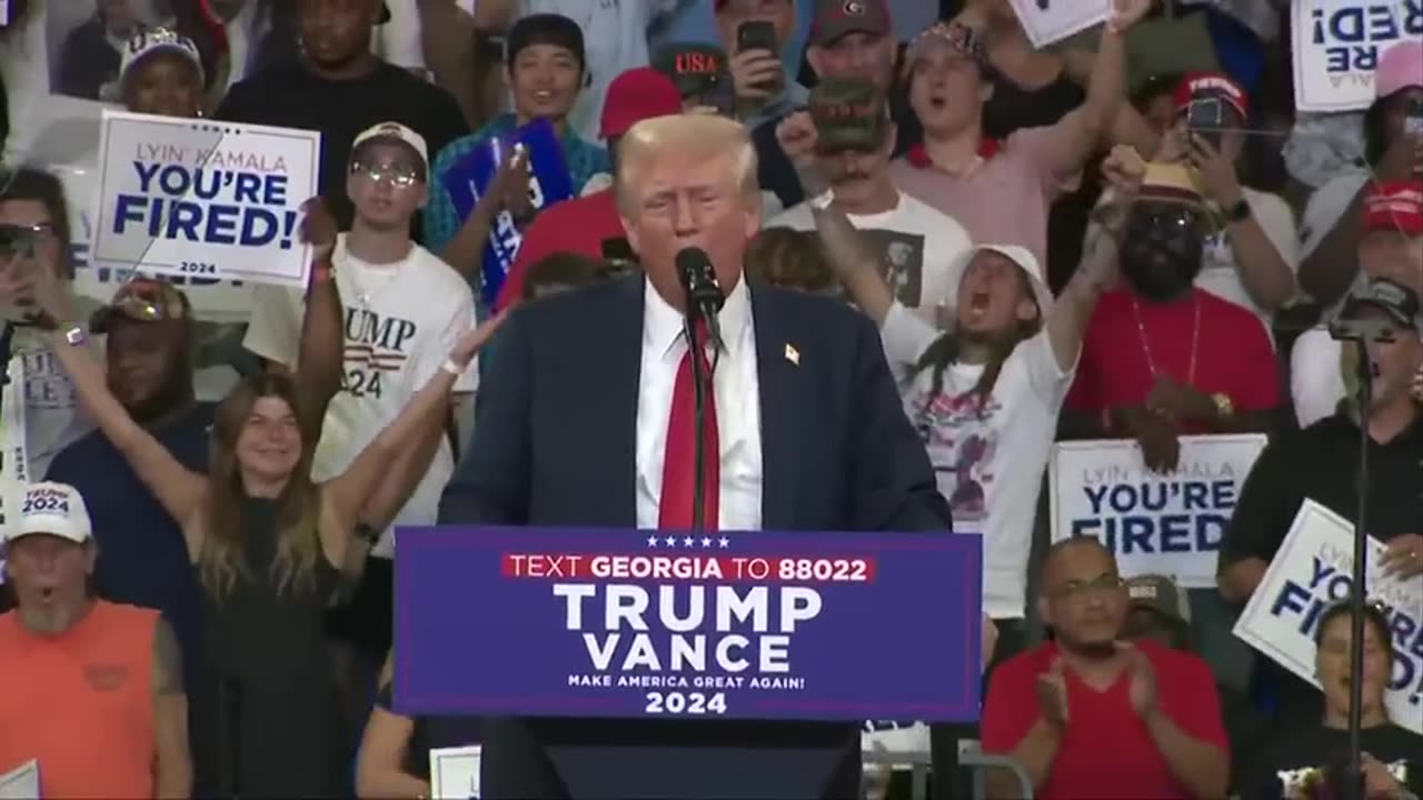 FULL Trump speech at Atlanta rally with JD Vance