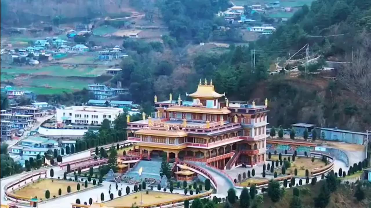 (Thupsung Dhargye Buddhist Monastery - Dirang, West Kameng District, Arunachal Pradesh, India)