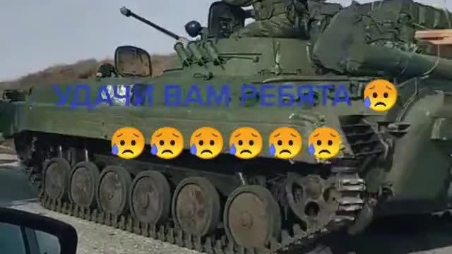 Russian Armed Forces "Z" marked convoy, this time inside of a triangle in Valuyki