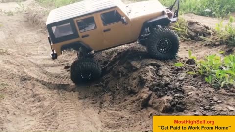 Jeep Wrangler Rubicon RC Conquers the Offroad! 🚙💥