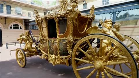 Gold State Coach readied for Queen's Platinum Jubilee