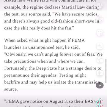 White hats to disable mobile devices phones during fema EAS test on October 4