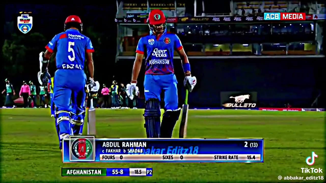 Pakistan vs Afghanistan 1st odi highlights