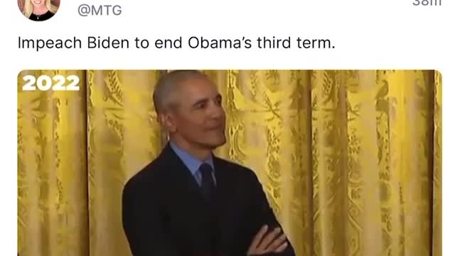 OBAMA - So that was the plan? for a third term ?! - Are you kidding me ?!