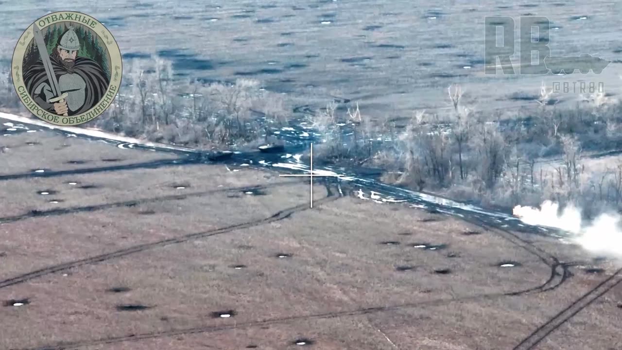 Russian BMP-2 crews firing on AFU positions