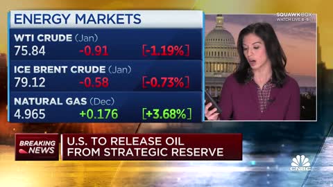 White House Announced Depletion Of 50M Barrels Of Oil From Strategic Reserves