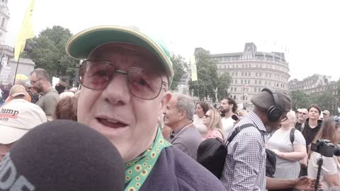 Trafalgal London Protest 24 July 2021