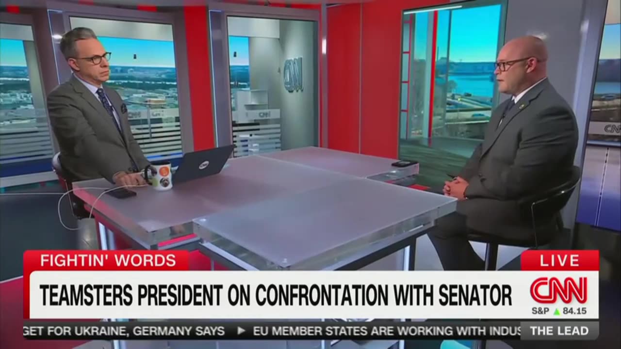 CNN Host Calls Out Union Boss Who Nearly Brawled With GOP Sen