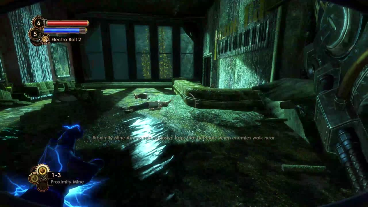 Bioshock 2- how to interrupt a conversation.
