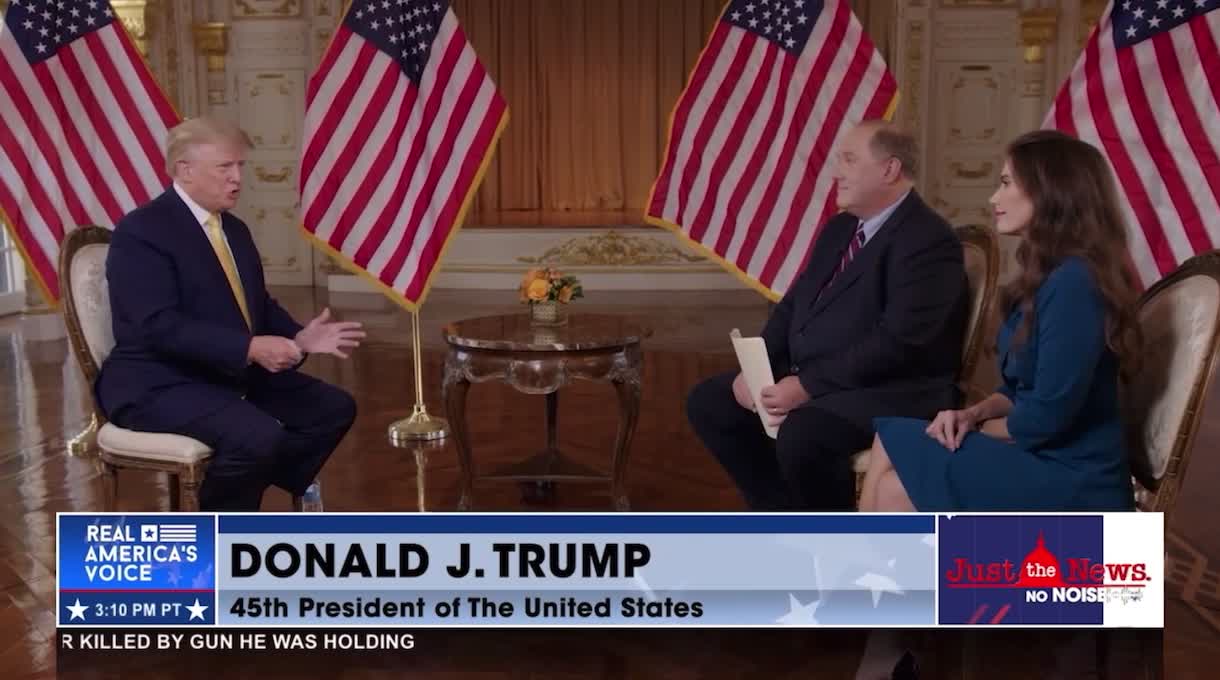 President Trump's full interview with John Solomon & Amanda Head - 10.5.22