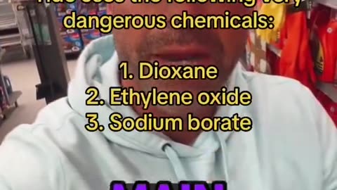 Beware of tide detergent