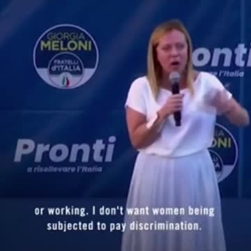 Meloni Speaks of Low Birth Rates in Italy
