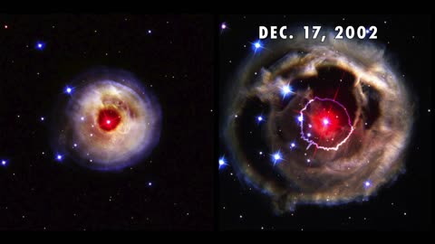 Sonification of V838 Monocerotis Light Echo