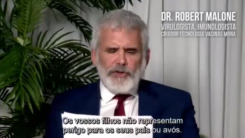 ROBERT MALONE. MD, ACONCELHA OS PAIS