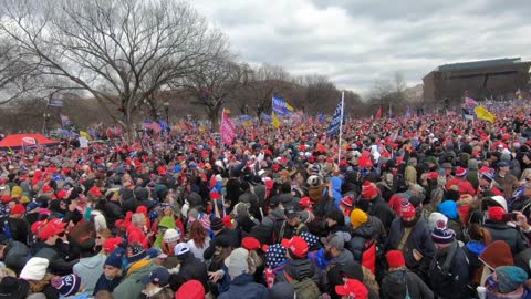 Washington DC January 6 2021 Trump Supporters Patriots Party.