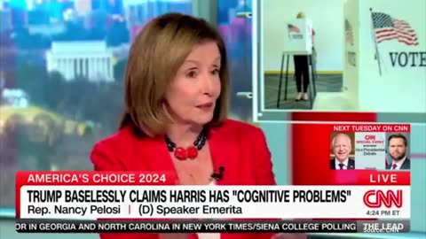 WATCH: Pelosi Short-Circuits When Kamala's Competency Is Questioned