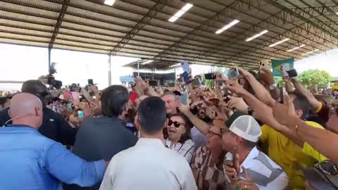 Recepção de Bolsonaro no Pará