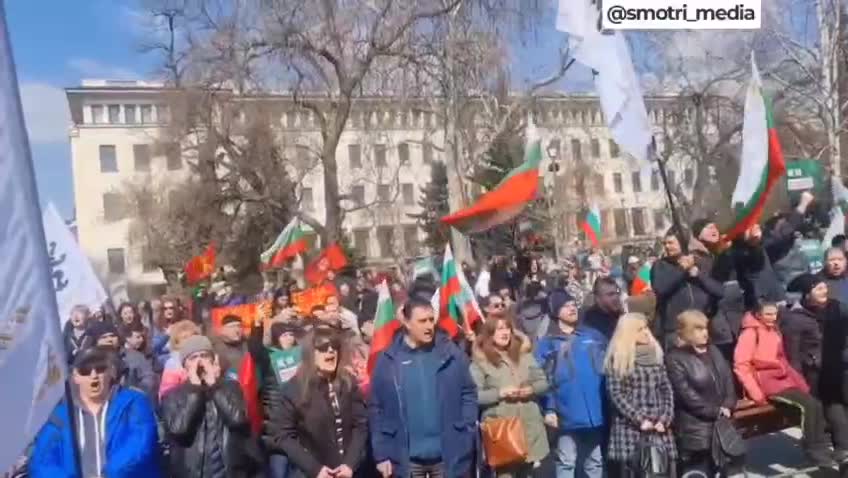 Pro Russian demos in Bulgaria
