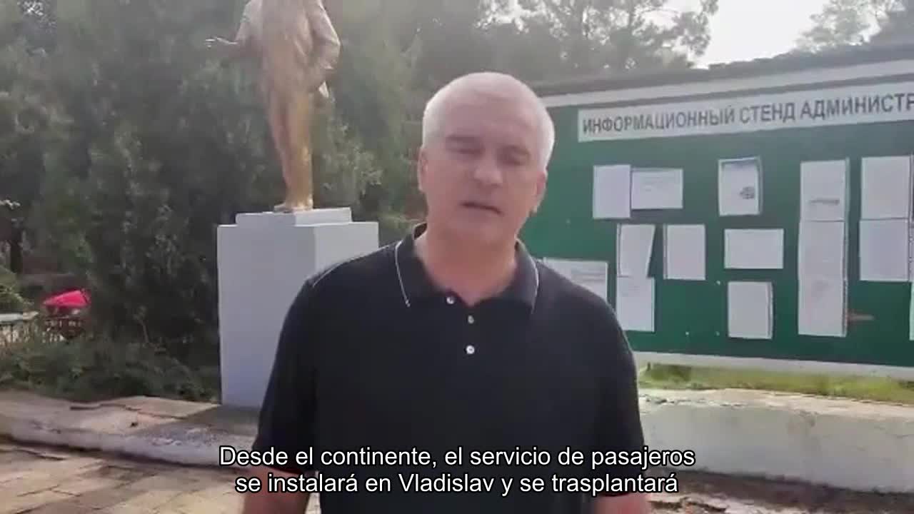 Como resultado de las explosiones en Crimea, el tráfico hacia el continente desde el cruce ferrovia