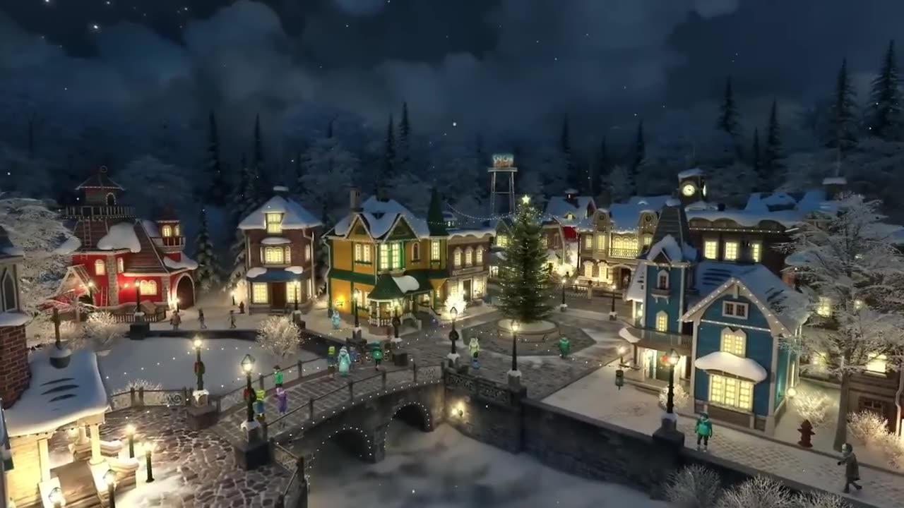 2025: 🎄🎄 Magical Christmas Snow Village with Classic Christmas Songs