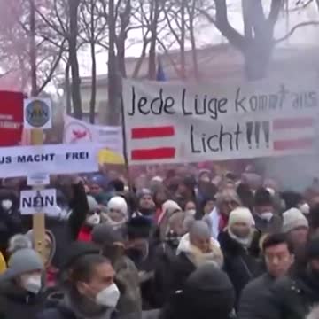 Yesterday: Huge anti Coronavirus tyranny protest in Austria