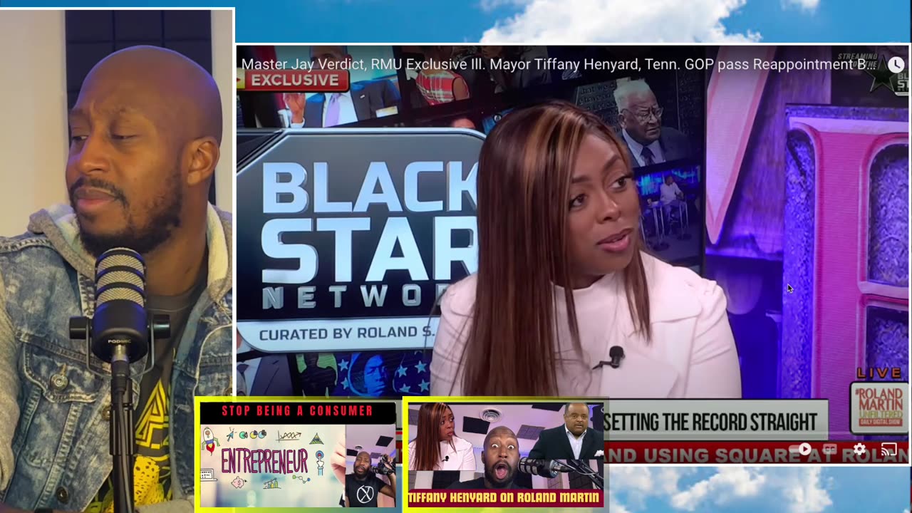 Tiffany Henyard GOES on ROLAND MARTIN show and INCRIMINATES Her