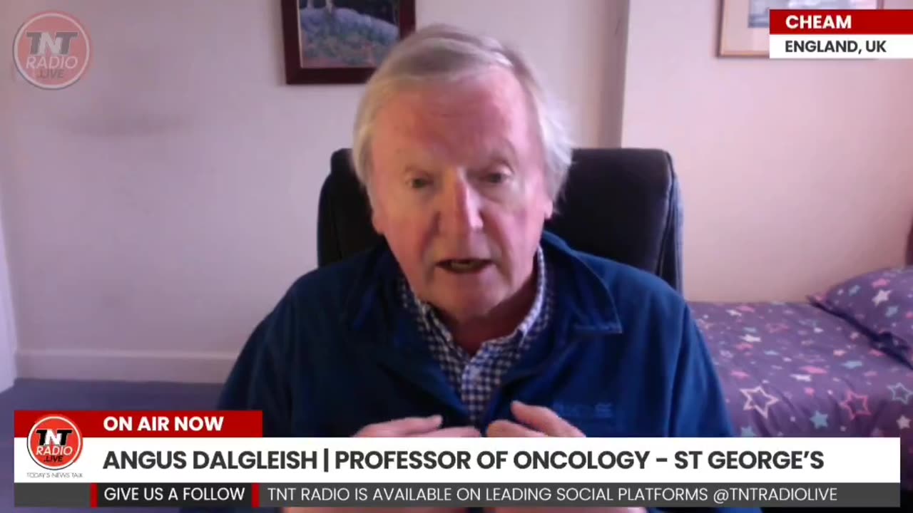 CANCER EXPLOSION IN YOUNG PEOPLE WORLDWIDE - Prof. Angus Dalgleish explains on the Freeman Show.