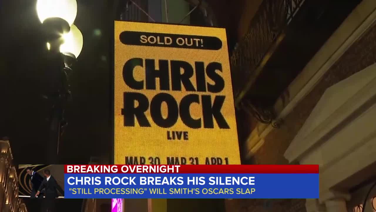 Chris Rock breaks his silence