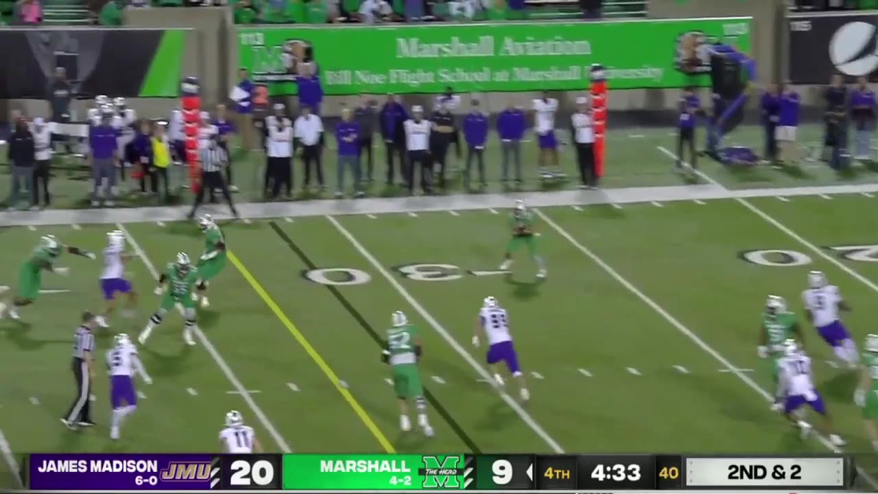 James Madison vs Marshall Highlights I College Football Week 8 | 2023 College Football