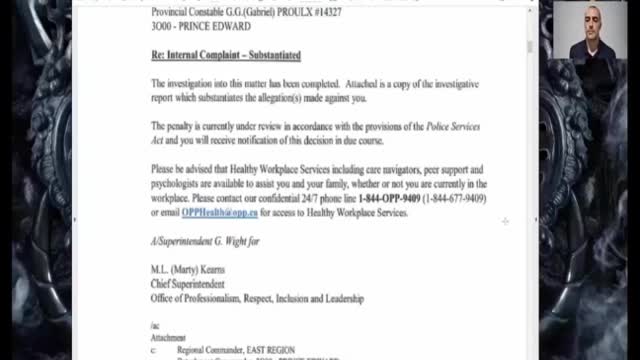 SEPTEMBER 13th 2021 POLICE SHOWN AN EVIL UNKNOWN