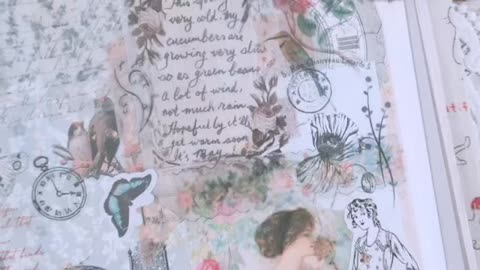 Journal with Me - Theme - My Beautiful Garden Series 5 ASMR The Gingerbread Prints