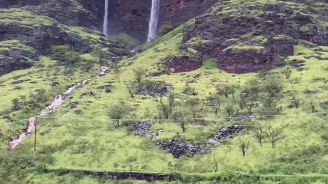 Waterfalls in Makaha Valley