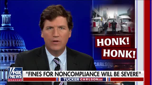 Tucker Carlson discusses the impact of the freedom Covoy