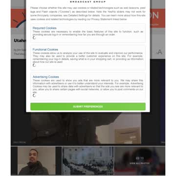 Utahn dentro del Capitolio de EE. UU. Describe una escena caótica