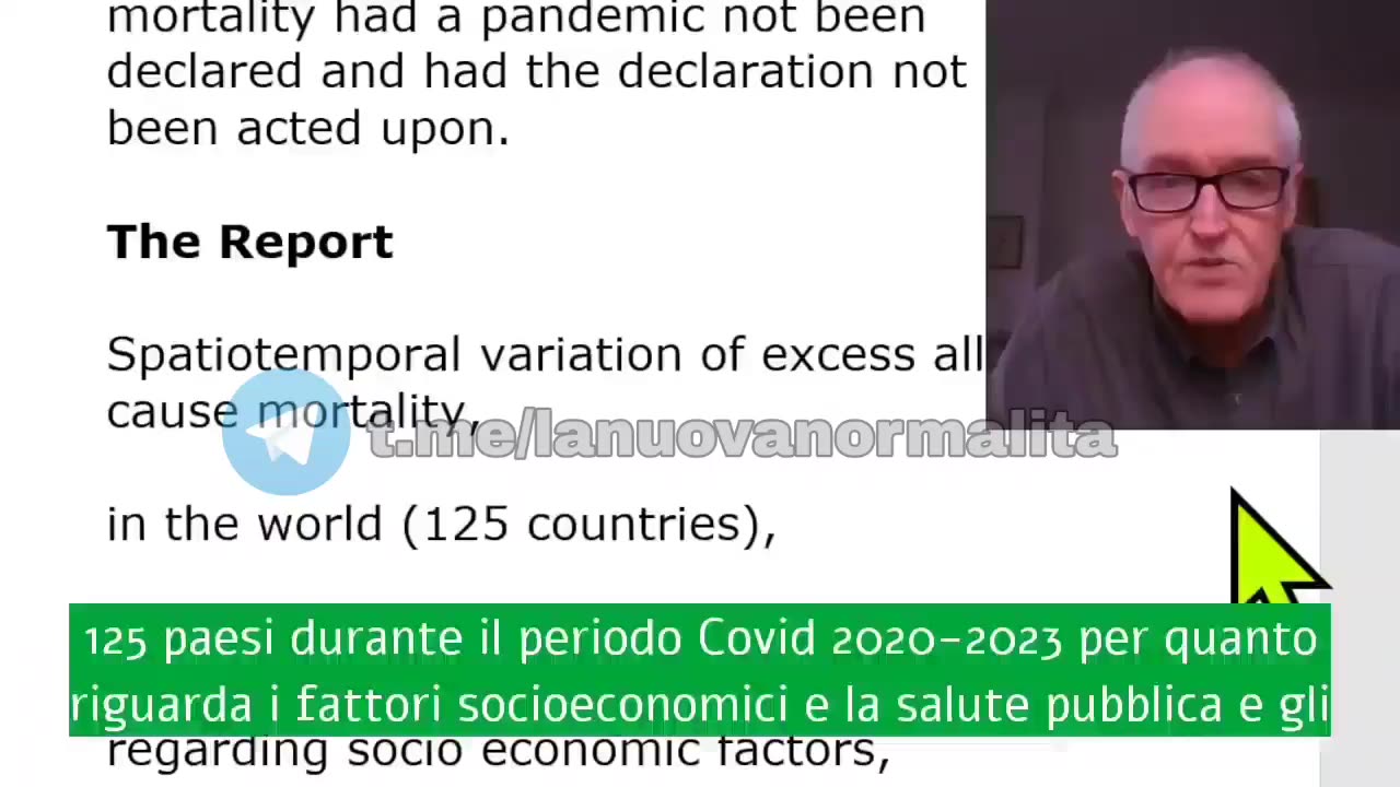 Mortalità globale in eccesso. John Campbell.