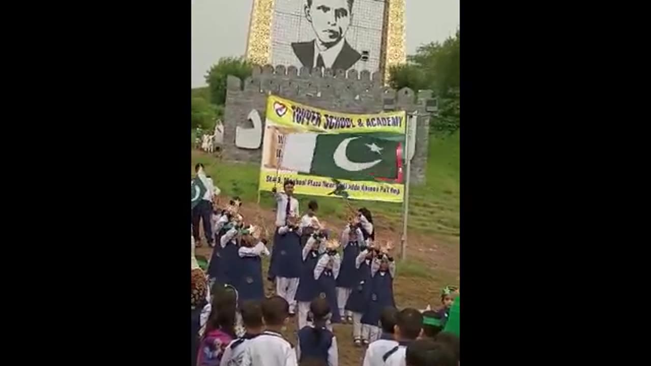 14 August at Quaid e Azam Portrayed Rawalpindi