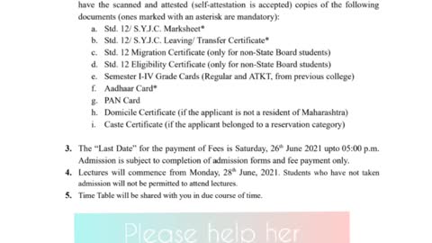 #Her University had give her a deadline, please her her