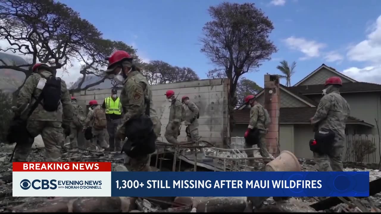 1,300 still missing after maui fires