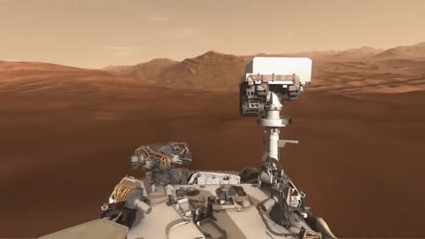 Mars science Laboratory curiosity Rover Animation