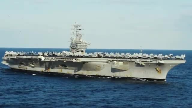 US Navy Aircraft Carrier
