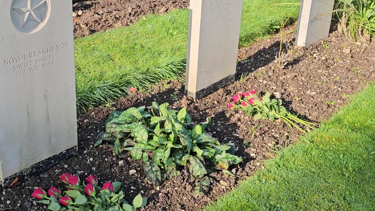 Russian Soviet military graves